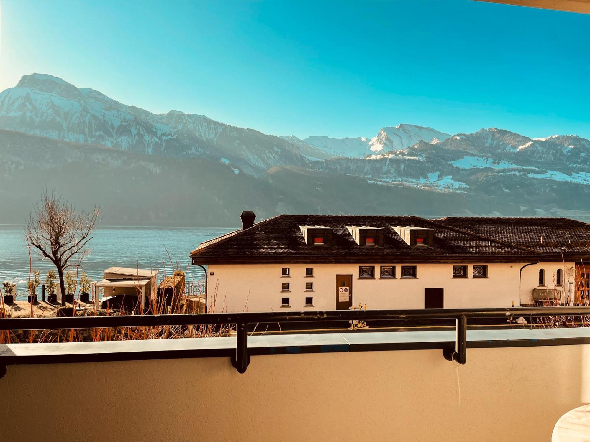 Seehotel Riviera At Lake Lucerne Gersau Exterior foto